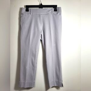 WHBM gray crop leg pants    women's 2  #2396